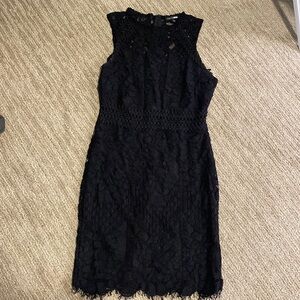 Women’s black lace dress